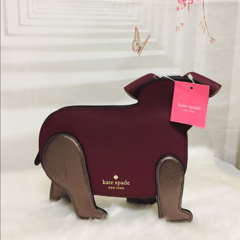 NWT Kate Spade Novelty Floral pup crossbody bag - Picture 4 of 8